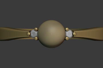 3D-модель кольца для печати на 3д принтере