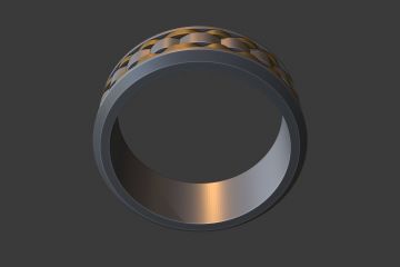 3D модель кольца для печати на 3д принтере