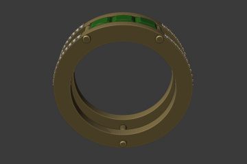 3D модель кольца для печати на 3д принтере