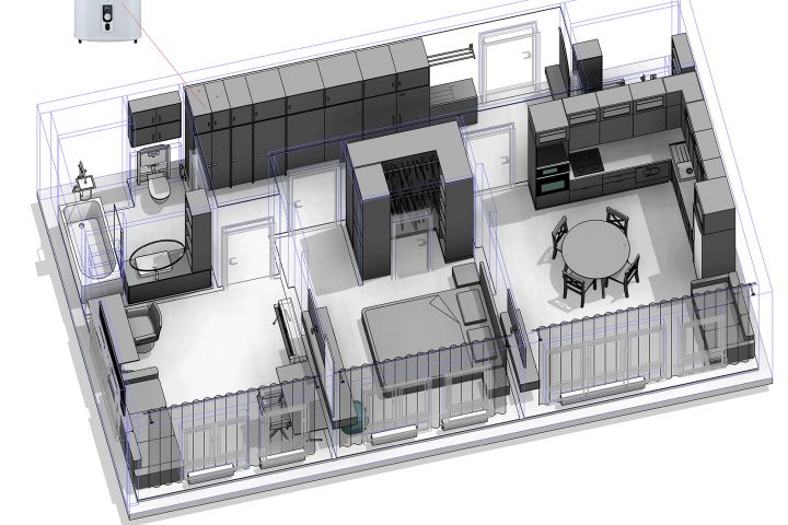 Дизайн проект квартир, домов. Чертежные работы в Revit. - 1829623