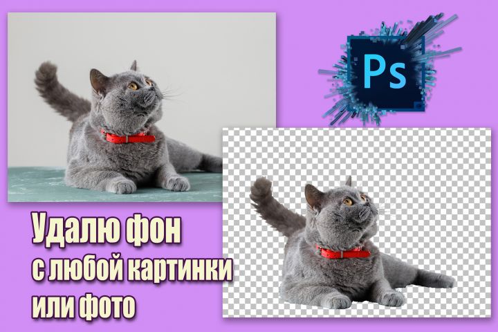 Удалю фон с любой иллюстрации или фото в Photoshop - 1835778