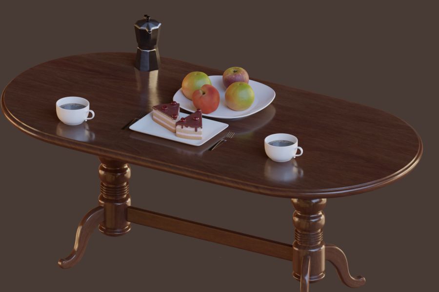 Продаю: 3D модель трапезы за столом  -   товар id:9441