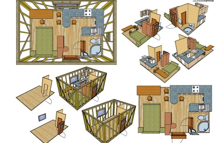 проектирование каркасных домиков - 1840944