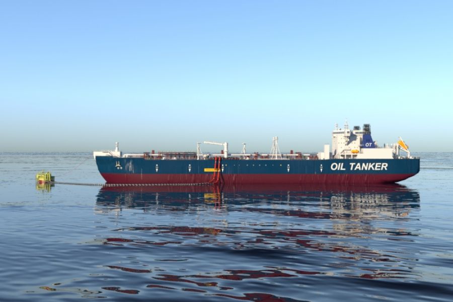 Продаю: 3d модель нефтяного танкера с SPM-буем -   товар id:9531