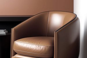 кресло светло-коричн.