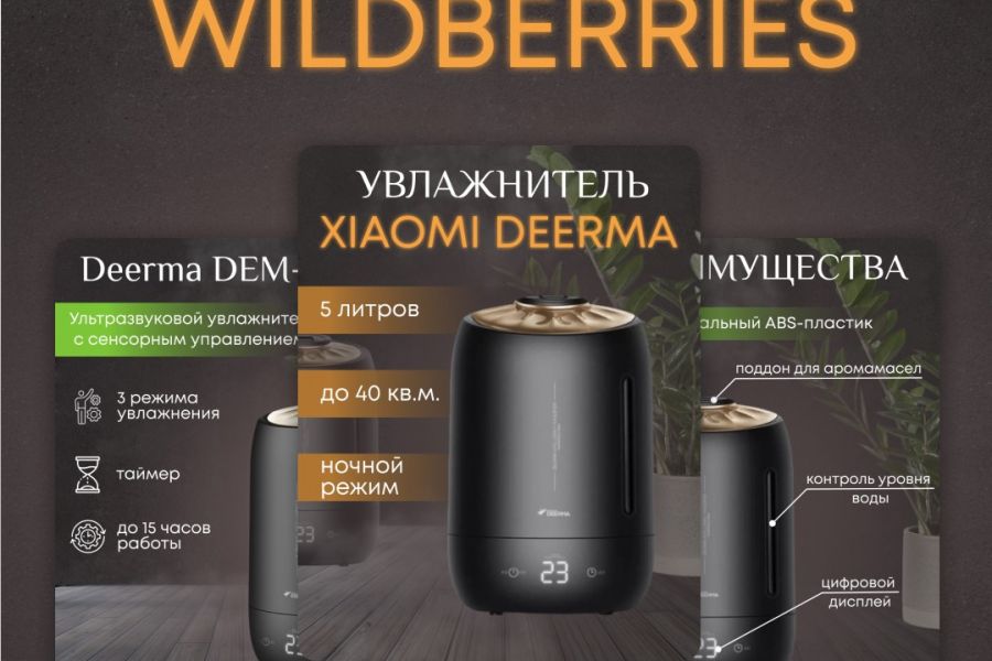 Инфографика для Wildberries и Ozon 400 руб.  за 1 день.. Екатерина Шатилова