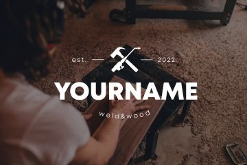 Логотип для мебельной студии, изделий из дерева и металла