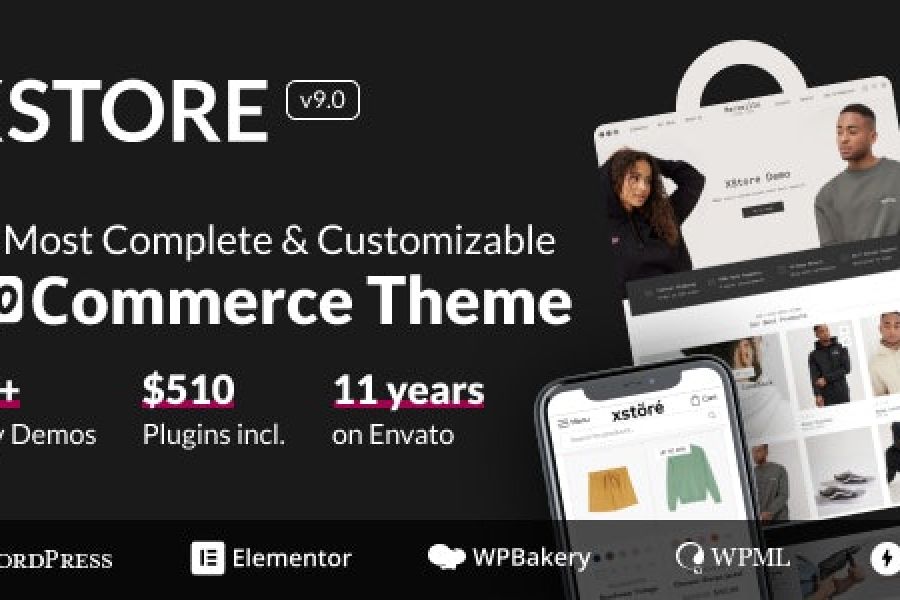 Продаю: XStore 9.1.8 – Multipurpose WooCommerce Theme & Elementor скачать download -   товар id:9932