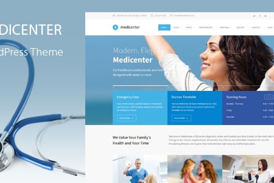 Продаю: MediCenter 14.0 – Health Medical WordPress Theme скачать download -   товар id:9936