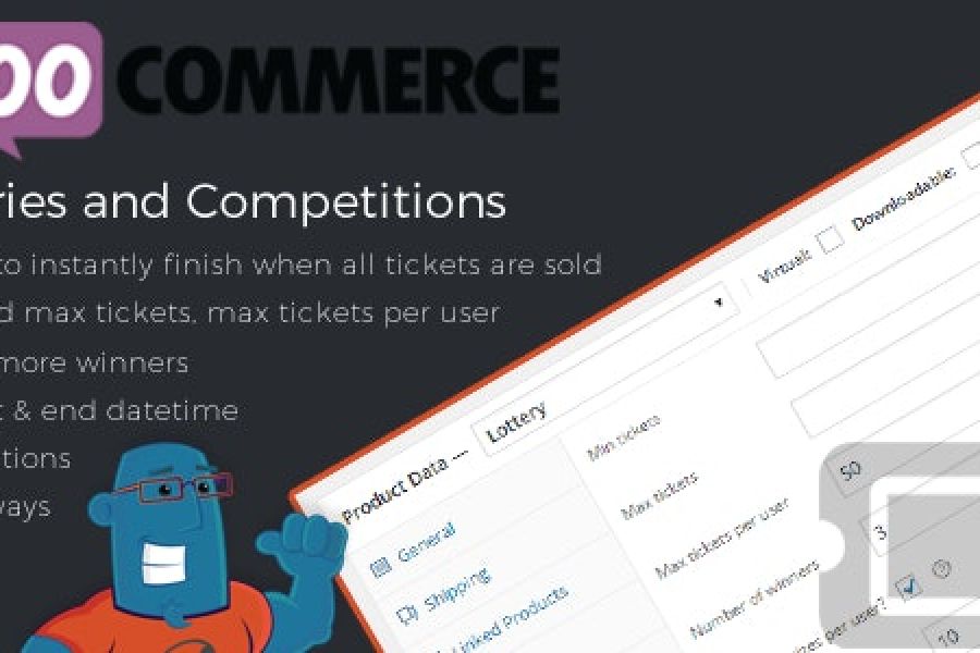 Продаю: WooCommerce Lottery 2.1.11 WordPress Competitions and Lotteries скачать download -   товар id:10004