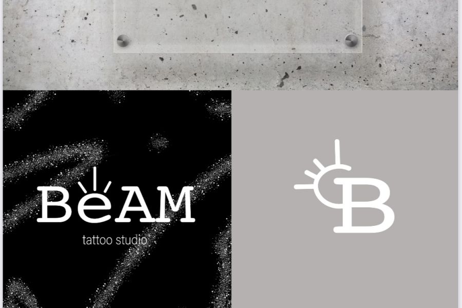 Продаю: Фирменный стиль для тату студии Beam  -   товар id:10065