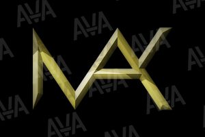 Logo ''МAХ''  Водяной знак Logo AVA (Background BLACK) (1 000 X 