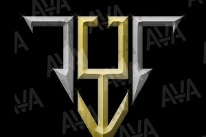 Треугольный узор  Водяной знак Logo AVA (GOLD & SILVER, Backgrou