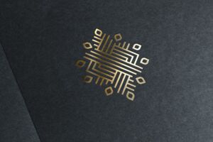 Gold Stamping Logo Mock-Up