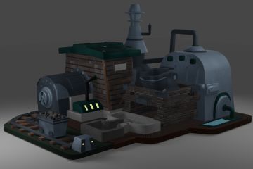 Любые Low poly или Midl poly 3d модели для печати.