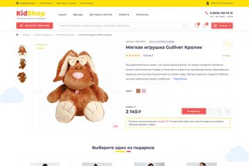 ИНТЕРНЕТ-МАГАЗИН ДЕТСКИХ ТОВАРОВ И ИГРУШЕК