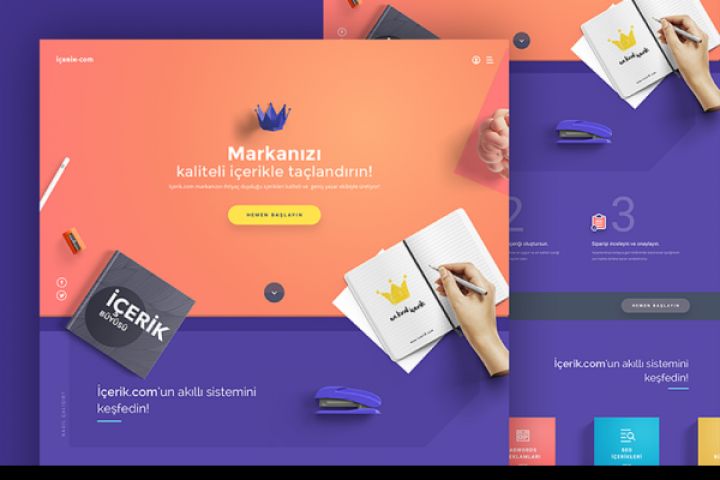 UI UX website and mobile app landing page ui ux design in Figma - 1910704