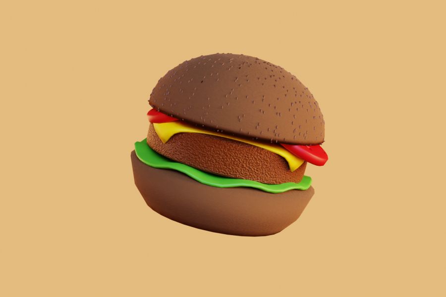 Продаю: Бургер 3D model burger -   товар id:10701