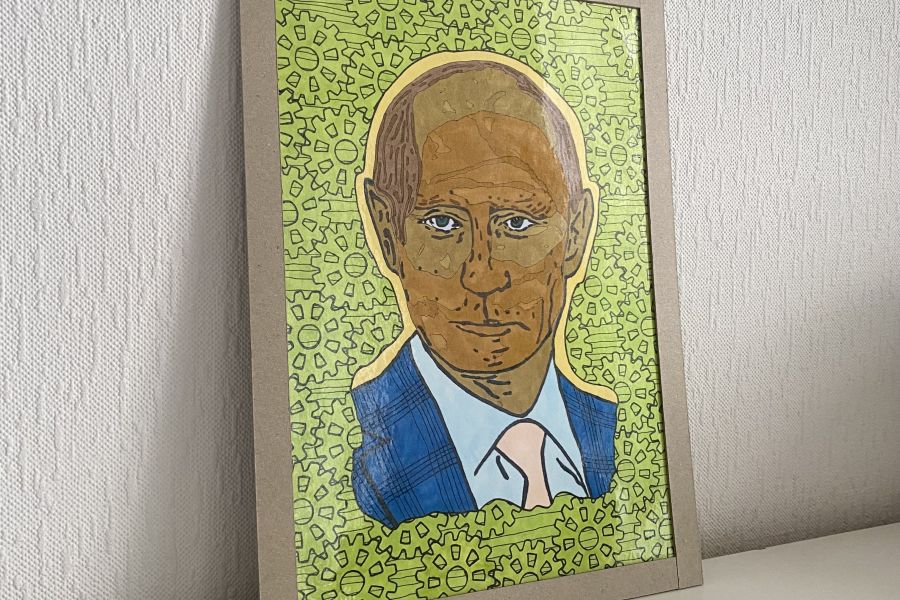 Продаю: Портрет В.В.Путина -   товар id:11075