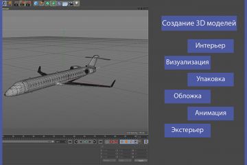 3D моделирование, визуализация, анимация разной сложности в Cinema 4D