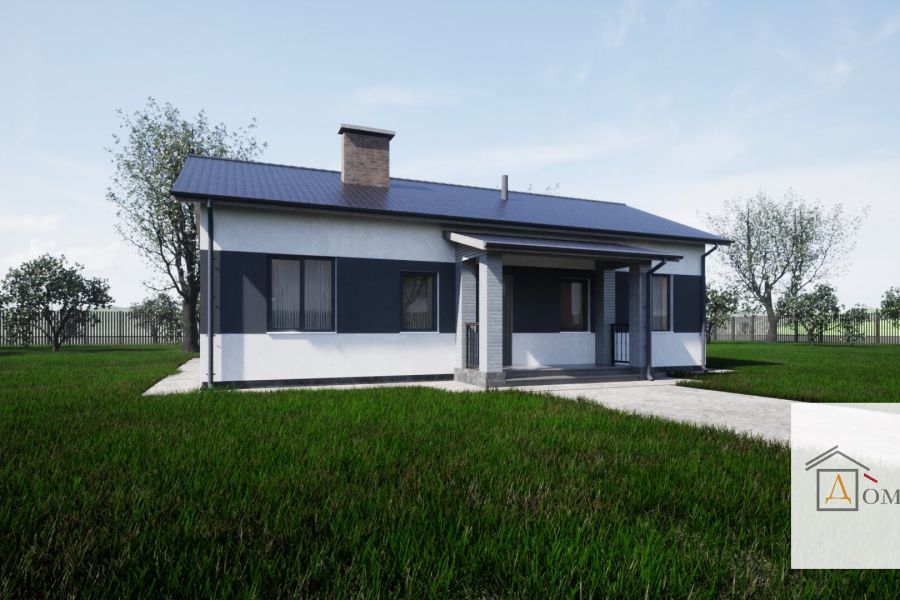 Продаю: Проект одноэтажного дома из газобетона "Флэтмикс" - 140 м2 -   товар id:11203