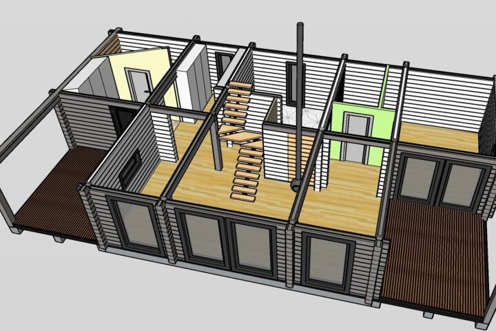 3D визуализация домов  и внутренних пространств в SketchUp