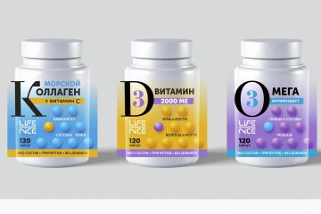 Логотип + Дизайн этикетки - бады 3 вида + Карточки товара