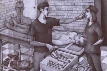 Иллюстрация, рисунок ручкой, арт, графика