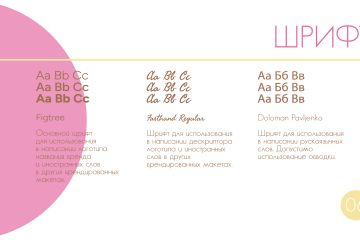 Разработка логотипа, гайдлайна, брендбука