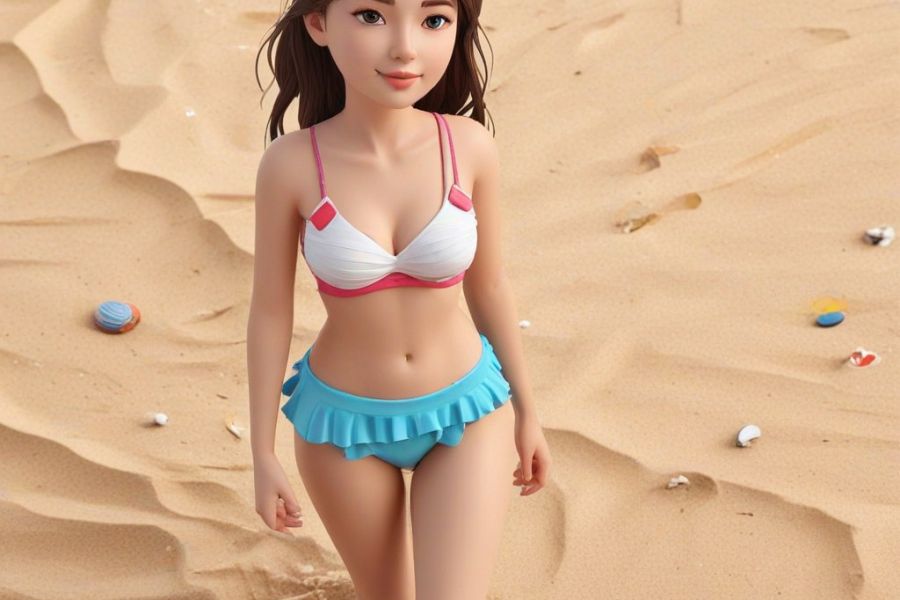 Продаю: девушка на пляже -   товар id:12002