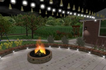 Эскиз ландшафтного дизайна