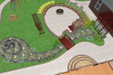 Эскиз ландшафтного дизайна