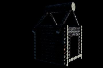 3D модель домика