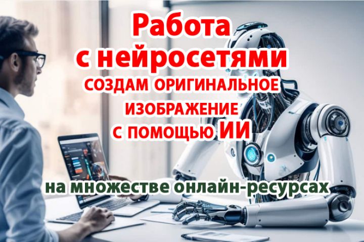 Работа с нейросетями создам оригинальное изображение с помощью ИИ. - 2036146