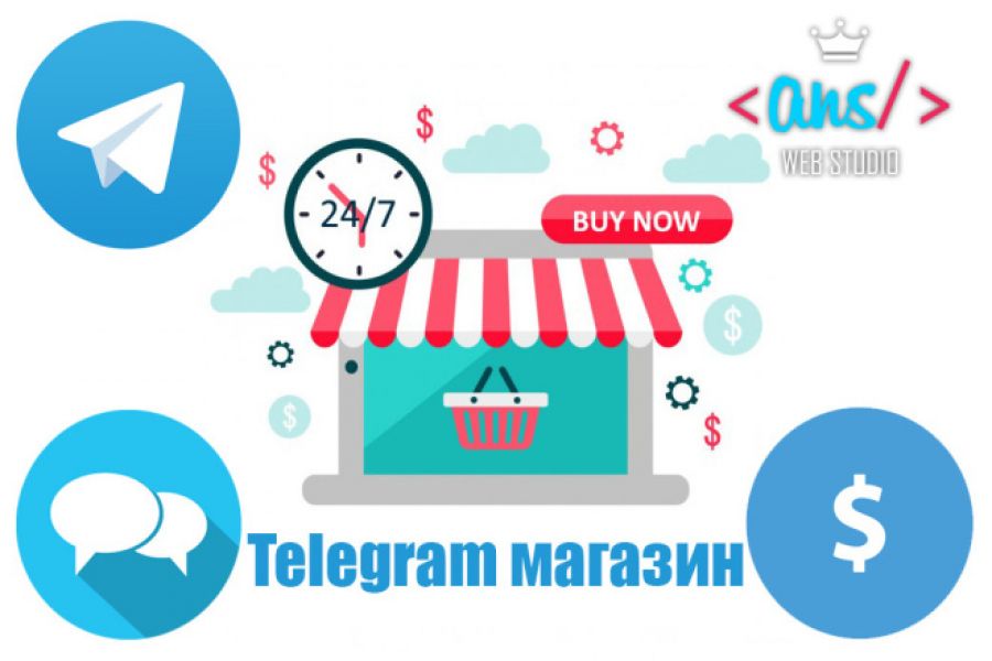 Продаю: Магазин цифровых товаров телеграм -   товар id:12279
