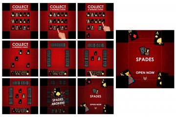 Раскадровки для рекламы мобильных игр