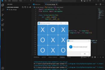 Игра крестики нолики на python