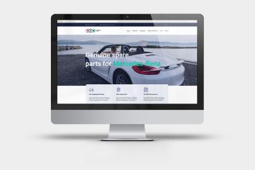 Дизайн сайта поставщика запчастей.
