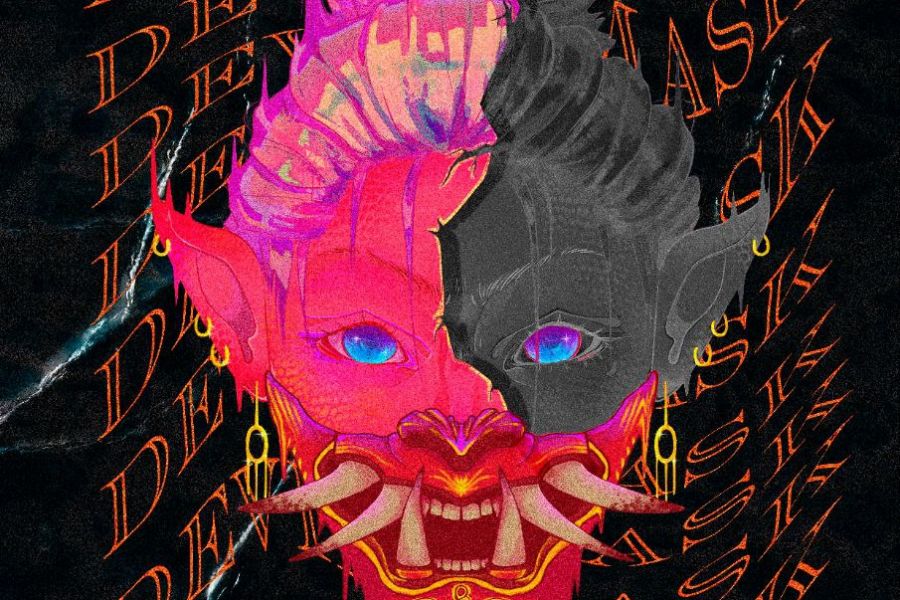 Продаю: постер дьявольской маски -   товар id:12492