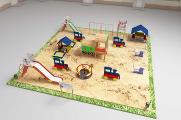 Визуализация детских и спортивных площадок