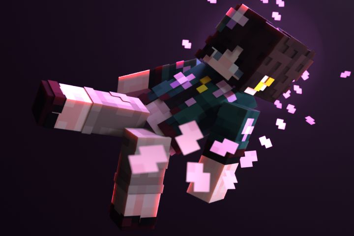 Рендер/полноценный 3D арт в стилистике Minecraft - 2052053