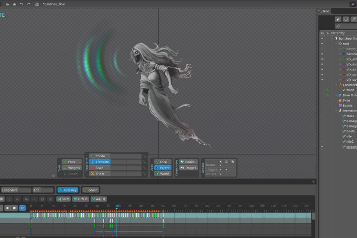 2d spine анимация персонажей, иконок, интерфейса - 2053035