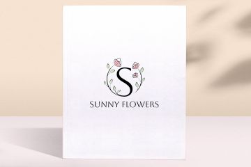Цветочный логотип. 