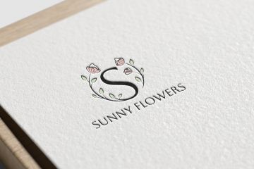 Цветочный логотип. 