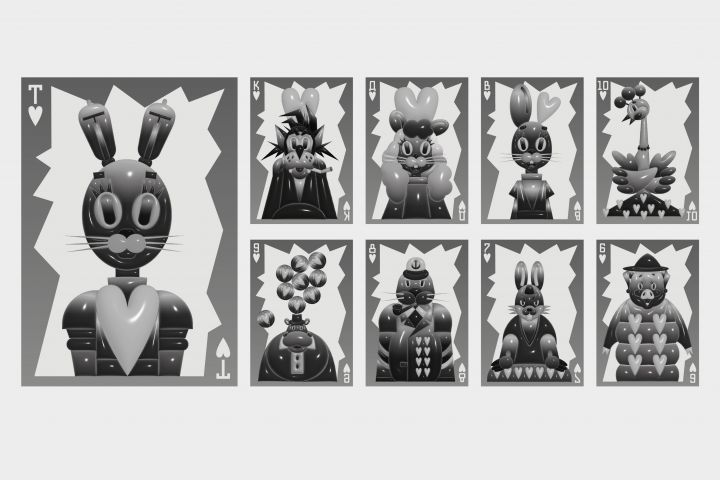 Дизайн игральных или метафорических карт, персонажей - 2064710