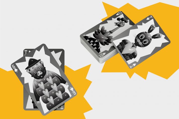 Дизайн игральных или метафорических карт, персонажей - 2064714