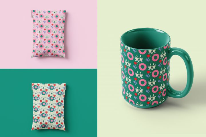 Паттерн, узор бесшовный детский - 2064742