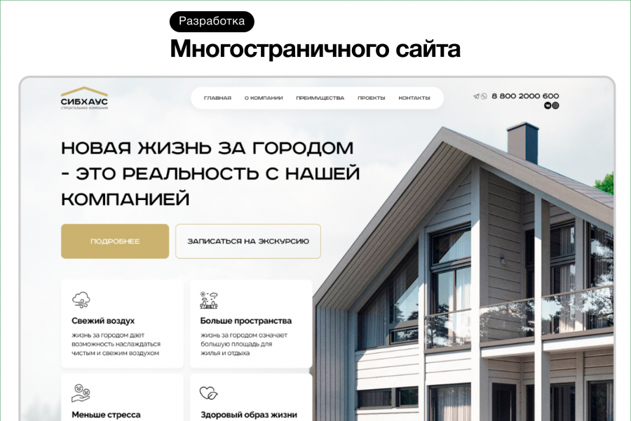 Разработка многостраничного сайта 40 000 руб.  за 10 дней.. Михаил Самота