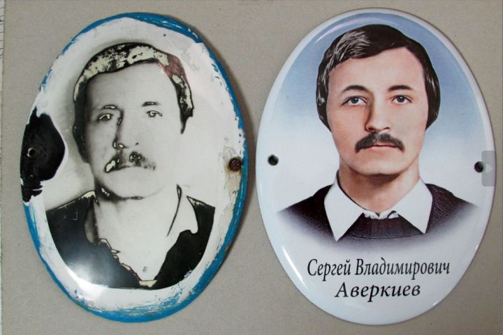 Реставрация выгоревшего ритуального  фотоовала - 2068963