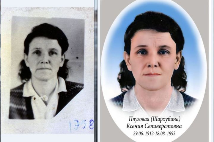 Реставрация выгоревшего ритуального  фотоовала - 2068966
